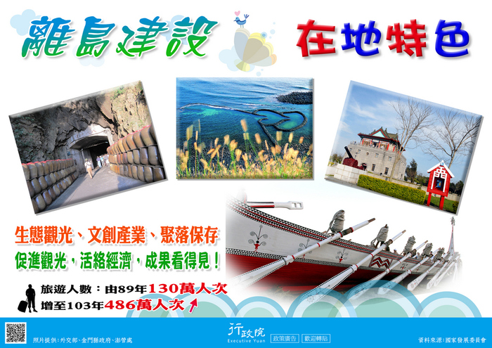 教育部函轉行政院政策宣導「離島建設 在地特色」政策宅急便圖片
