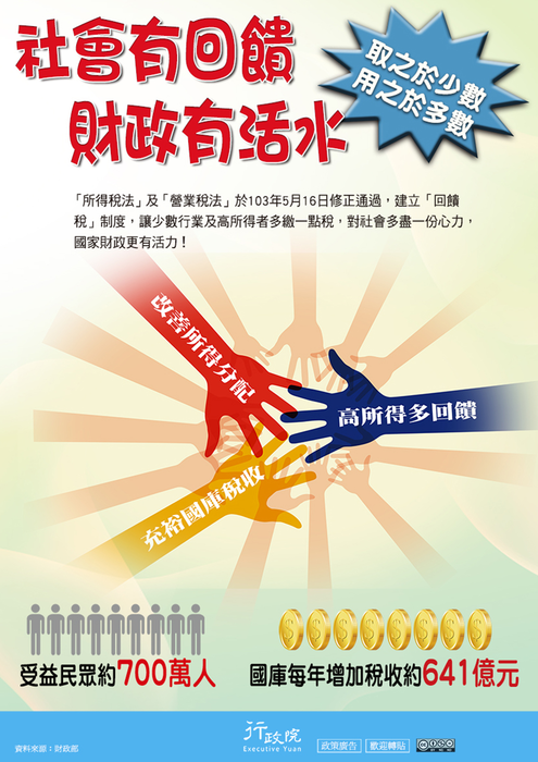 社會有回饋  財政有活水圖片